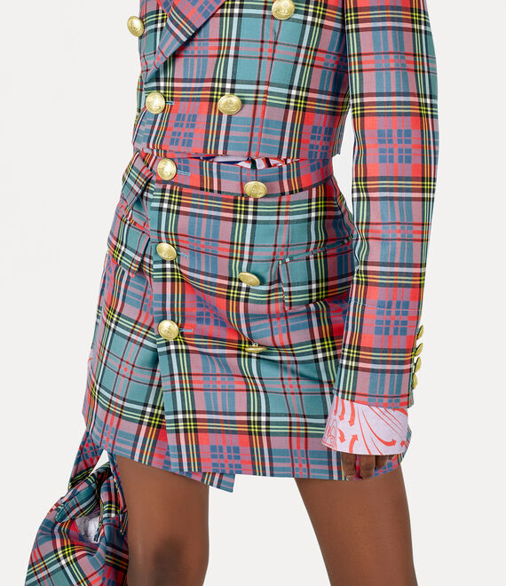 Vivienne Westwood Cut Off Skirt in TARTAN